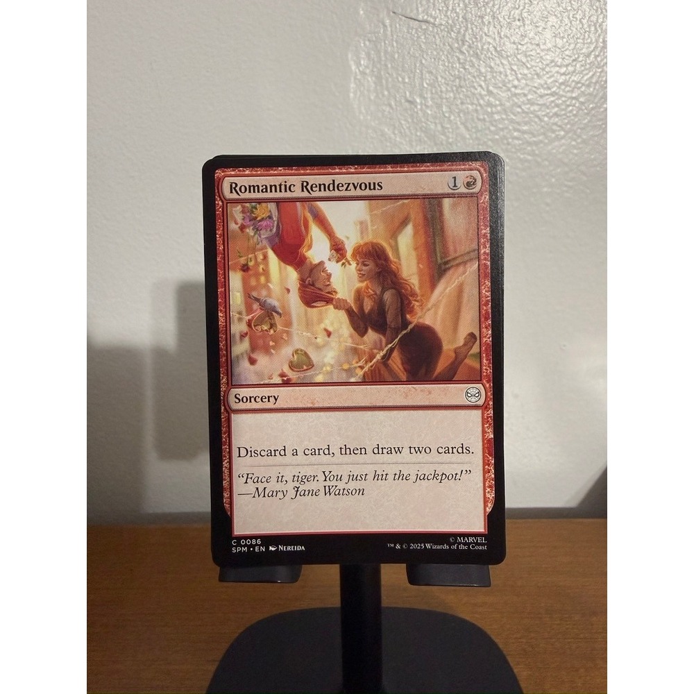 Magic The Gathering Marvel Secret Lair Romantic Rendezvous Mary Jane Watson MTG
